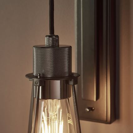 Endon 80950 - Wandleuchte URBAN 1xE27/6W/230V schwarz