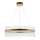 Endon 81908 - Dimmbarer LED-Kronleuchter an Aufhängung ADRIEL LED/58W/230V 3000K d 70 cm golden/klar