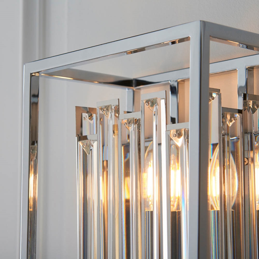 Endon 81932 - Wandleuchte ACADIA 1xE14/40W/230V glänzender Chrom