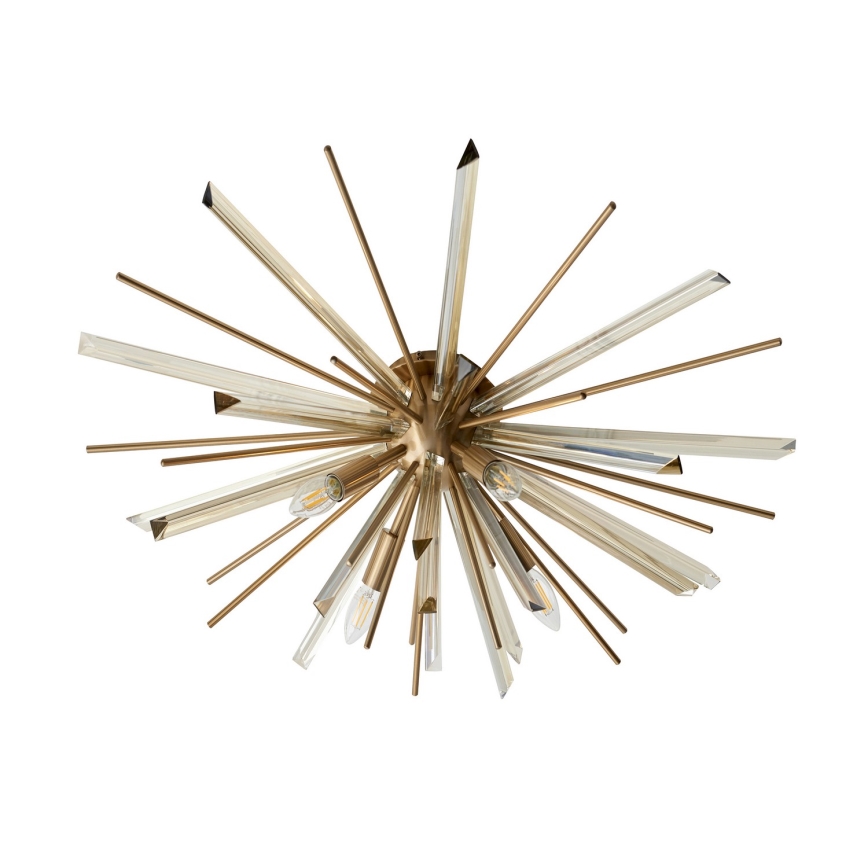 Endon 81937 - Deckenleuchte 4xE14/40W/230V, Ø 80 cm, goldfarben