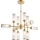 Endon 92214 - Pendelleuchte an Stange TOUR 12xG9/3W/230V Messing