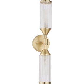 Endon 92229 - Wandleuchte TOUR 2xG9/3W/230V Messing