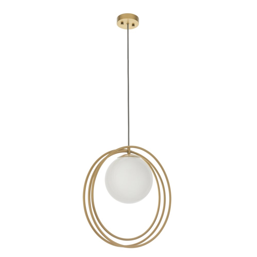 Endon 92488 - Hängeleuchte EMILIO 1xE27/10W/230V goldfarben