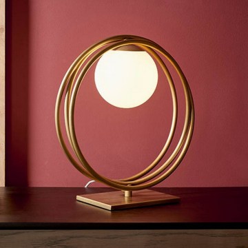 Endon 92491 - Tischleuchte EMILIO 1xG9/3W/230V gold/weiß