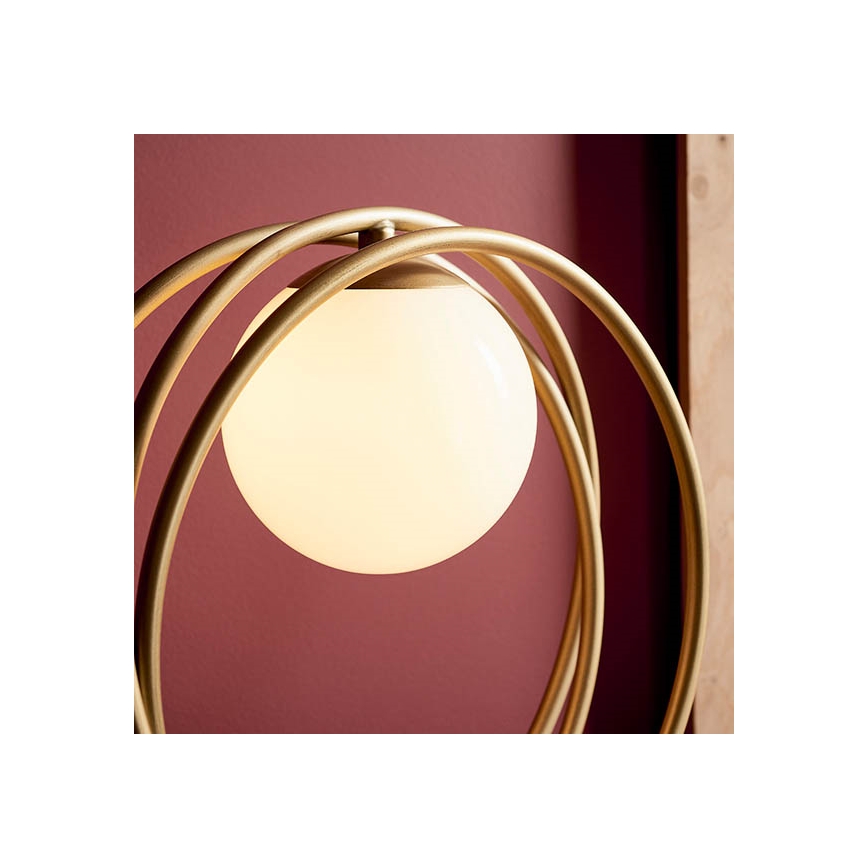 Endon 92491 - Tischleuchte EMILIO 1xG9/3W/230V gold/weiß