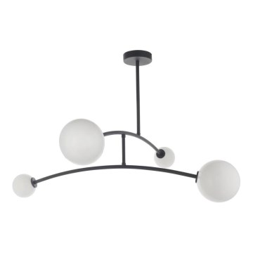 Endon 92940 - Deckenleuchte an Stange BALANCE 4xG9/3W/230V schwarz