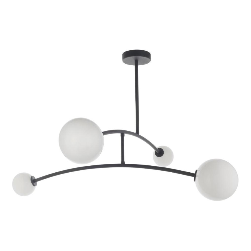 Endon 92940 - Deckenleuchte an Stange BALANCE 4xG9/3W/230V schwarz