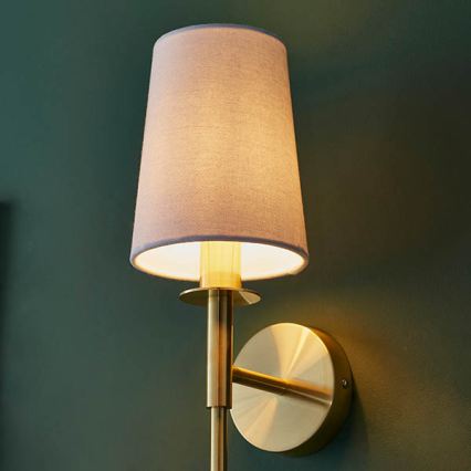 Endon 92955 - Wandleuchte 1xE14/6W/230V weiß/gold