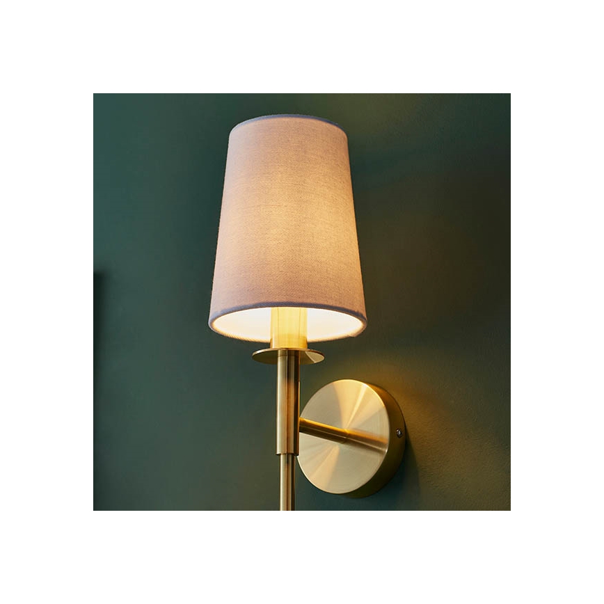 Endon 92955 - Wandleuchte 1xE14/6W/230V weiß/gold