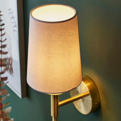 Endon 92955 - Wandleuchte 1xE14/6W/230V weiß/gold