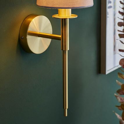 Endon 92955 - Wandleuchte 1xE14/6W/230V weiß/gold