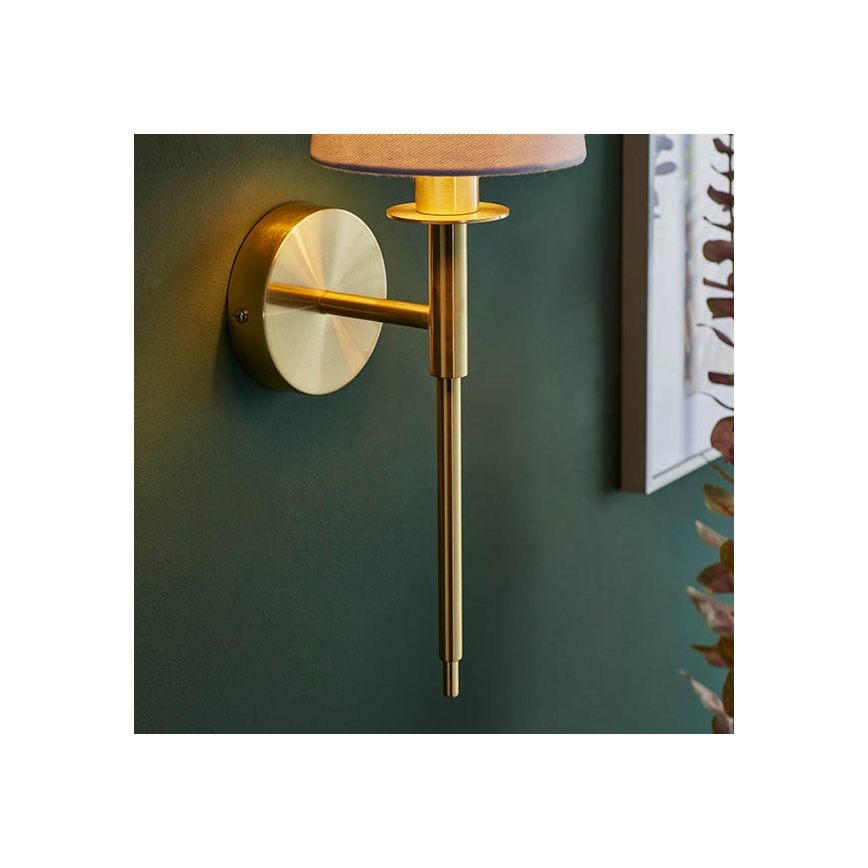 Endon 92955 - Wandleuchte 1xE14/6W/230V weiß/gold