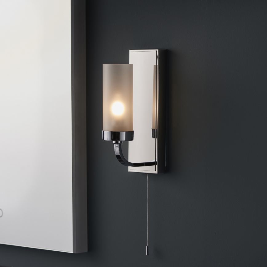 Endon 92960 - Badezimmer-Wandleuchte EDREA 1xG9/3W/230V IP44 glänzender Chrom