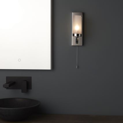 Endon 92960 - Badezimmer-Wandleuchte EDREA 1xG9/3W/230V IP44 glänzender Chrom