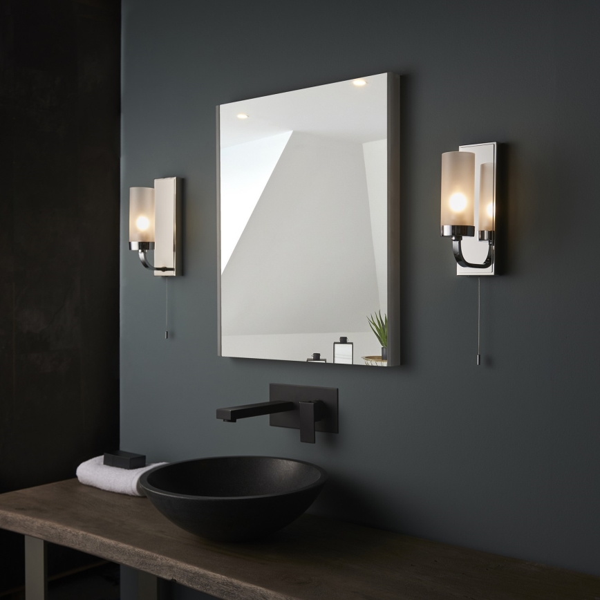 Endon 92960 - Badezimmer-Wandleuchte EDREA 1xG9/3W/230V IP44 glänzender Chrom