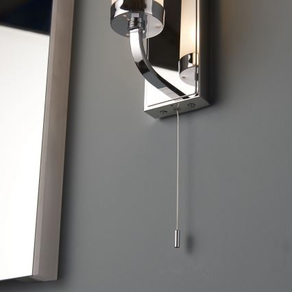 Endon 92960 - Badezimmer-Wandleuchte EDREA 1xG9/3W/230V IP44 glänzender Chrom