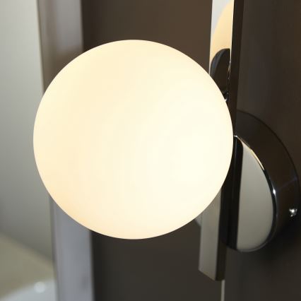 Endon 94080 - Badezimmer-Wandleuchte SPA 1xG9/3W/230V IP44, glänzender Chrom