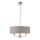 Endon 94377 - Hängeleuchte an Kette HIGHCLERE 3xE14/40W/230V grau/glänzendes Chrom d 45 cm
