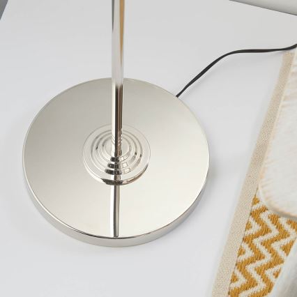 Endon 94378 - Stehleuchte HIGHCLERE 1xE14/40W/230V grau/glänzendes Chrom