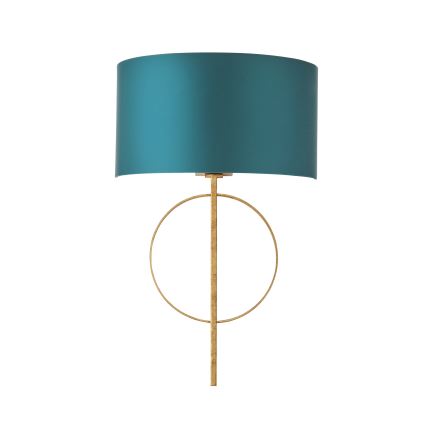 Endon 95218 - Wandleuchte 1xE27/10W/230V blau/messing
