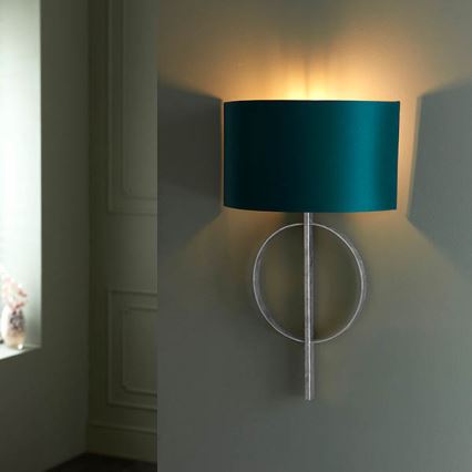 Endon 95222 - Wandleuchte 1xE27/10W/230V blau/grau