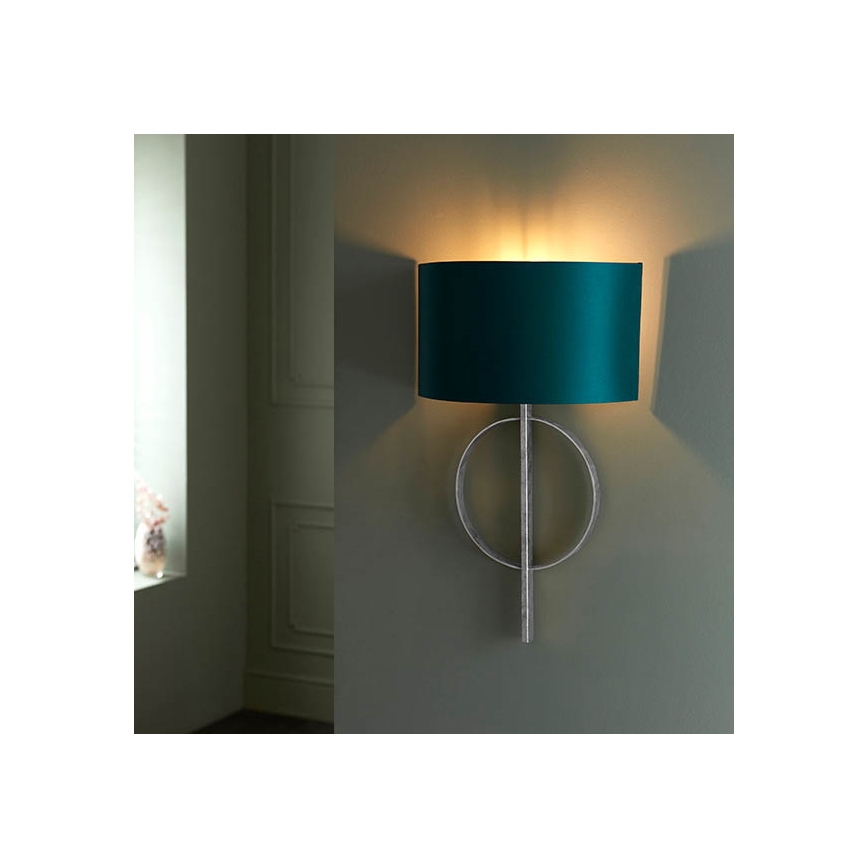 Endon 95222 - Wandleuchte 1xE27/10W/230V blau/grau