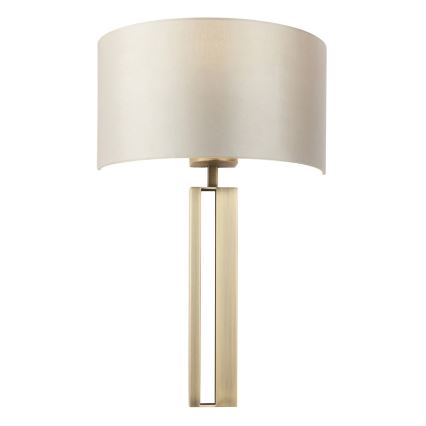 Endon 95452 - Wandleuchte 1xE27/10W/230V beige/gold
