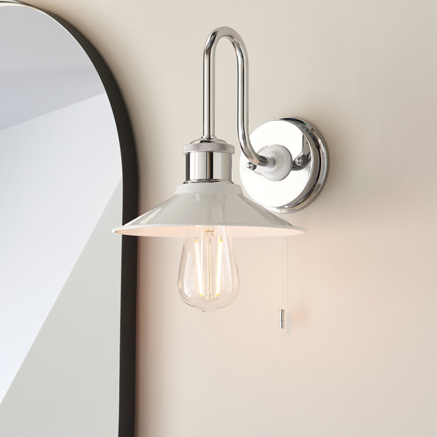 Endon 95508 - Badezimmer-Wandleuchte MARIS 1xE27/6W/230V IP44 Hochglanzchrom