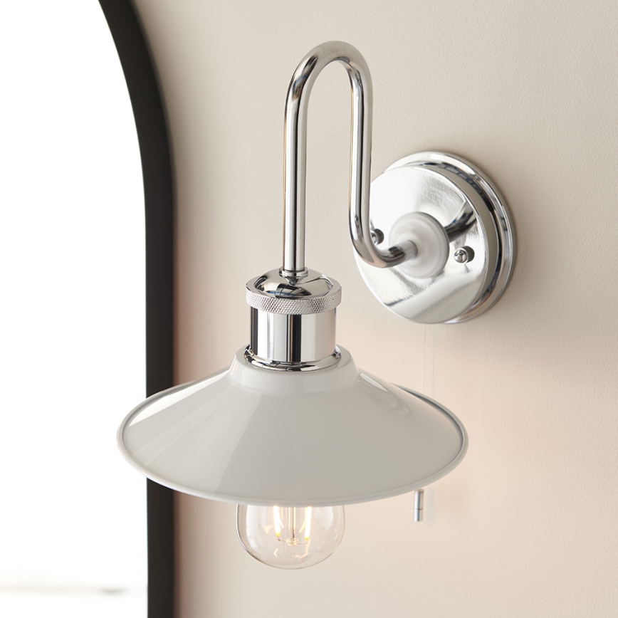 Endon 95508 - Badezimmer-Wandleuchte MARIS 1xE27/6W/230V IP44 Hochglanzchrom