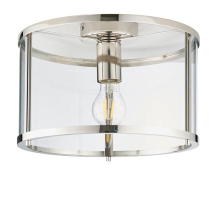 Endon 96150 - Deckenleuchte HOPTON 1xE27/10W/230V glänzender Chrom