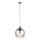 Endon 96442 - Hängeleuchte PANTHER 1xE27/10W/230V glänzendes Chrom/rauchig