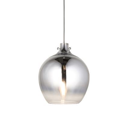 Endon 96442 - Hängeleuchte PANTHER 1xE27/10W/230V glänzendes Chrom/rauchig