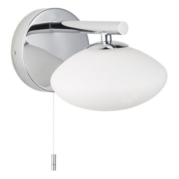 Endon 97181 - Badezimmer-Wandleuchte MOBIAS 1xG9/3W/230V IP44 glänzender Chrom
