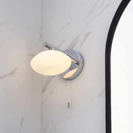 Endon 97181 - Badezimmer-Wandleuchte MOBIAS 1xG9/3W/230V IP44 glänzender Chrom