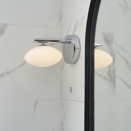 Endon 97181 - Badezimmer-Wandleuchte MOBIAS 1xG9/3W/230V IP44 glänzender Chrom