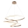 Endon 97639 - LED-dimmbare Pendelleuchte an Seil TWIRL LED/88W/230V 3000K goldfarben