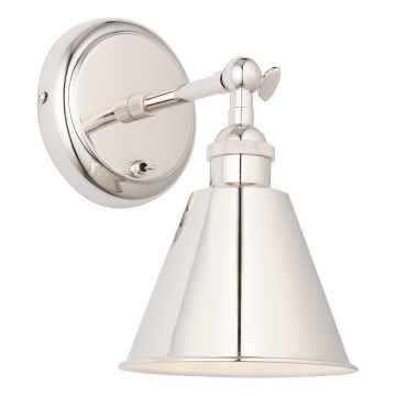 Endon 98716 - Wandspot HALLE 1xE14/40W/230V glänzender Chrom