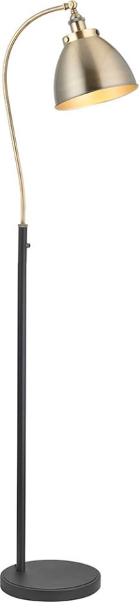 Endon 98748 - Stehleuchte FRANKLIN 1xE27/10W/230V Messing/Schwarz