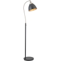 Endon 98753 - Stehleuchte FRANKLIN 1xE27/10W/230V mattchrom/anthrazit
