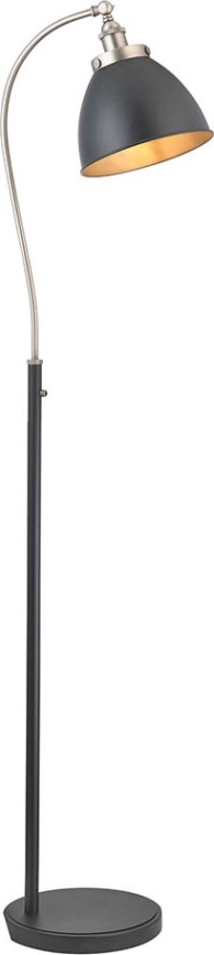 Endon 98753 - Stehleuchte FRANKLIN 1xE27/10W/230V mattchrom/anthrazit