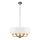 Endon 98933 - Hängeleuchte an Kette HIGHCLERE 6xE14/40W/230V weiß/Messing