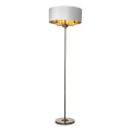 Endon 98935 - Stehleuchte HIGHCLERE 3xE14/40W/230V weiß/Messing d 47 cm