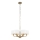 Endon 98936 - Hängeleuchte an Kette HIGHCLERE 6xE14/28W/230V weiß/Messing