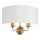Endon 98937 - Wandleuchte HIGHCLERE 2xE14/40W/230V weiß/Messing