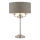 Endon 99149 - Tischleuchte HIGHCLERE 3xE14/18W/230V grau/glänzendes Chrom d 32 cm