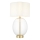 Endon 99292 - Dimmbare Tischlampe KELDA 1xE27/10W/230V creme/gold