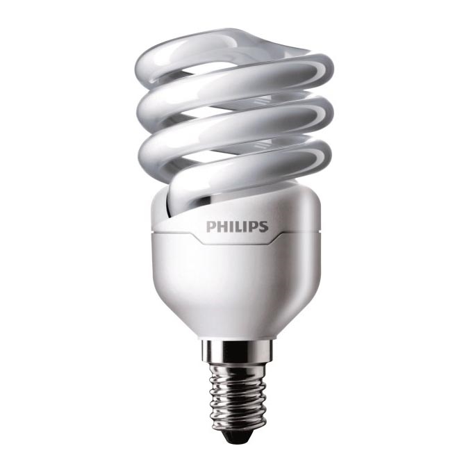 Energiesparbirne Philips TORNADO E14/12W/230V 6500K