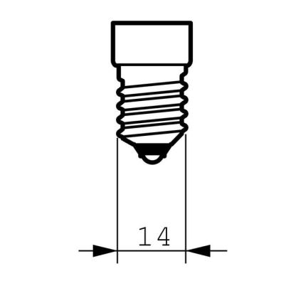 Energiesparbirne Philips TORNADO E14/12W/230V 6500K