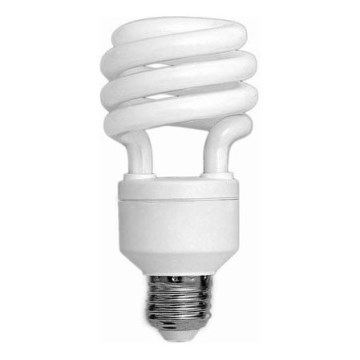 Energiesparende Glühbirne E27/26W 230V Spirale, warmweiß