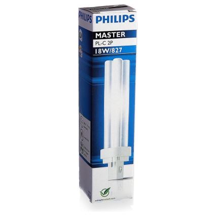 Energiesparende Leuchtstoffröhre Philips MASTER G24D-2/18W/230V 2700K